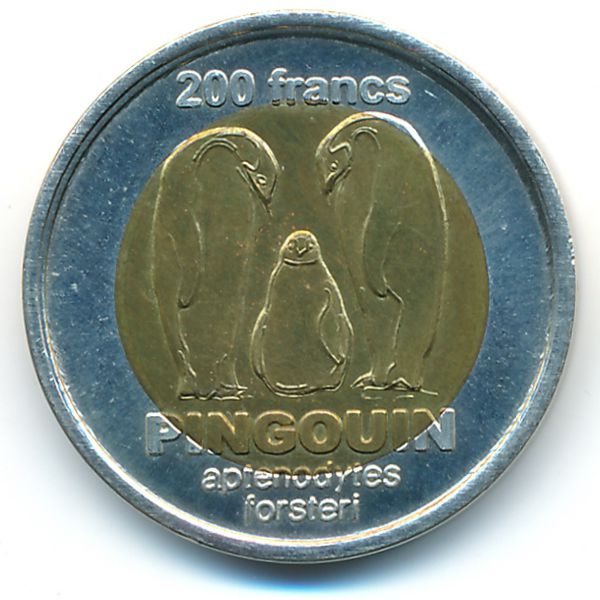 Остров Сен-Поль., 200 франков (2011 г.)
