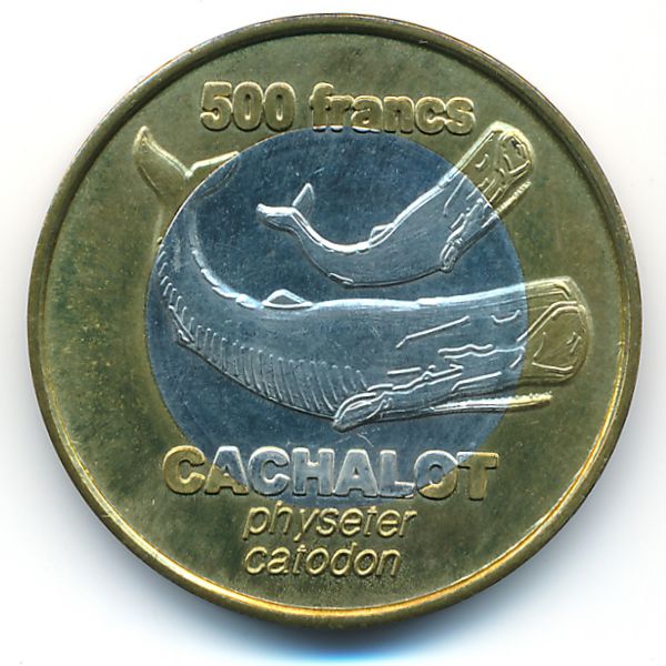 Земля Адели., 500 франков (2011 г.)