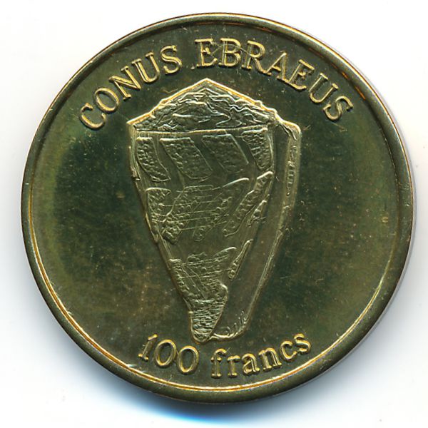 Остров Клиппертон., 100 франков (2011 г.)