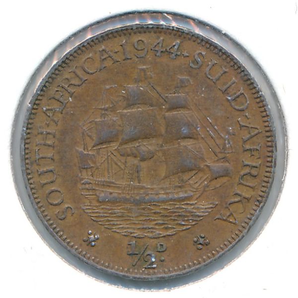 ЮАР, 1/2 пенни (1944 г.)