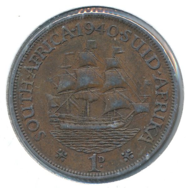 ЮАР, 1 пенни (1940 г.)