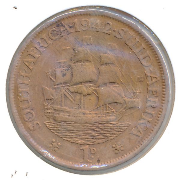 ЮАР, 1 пенни (1942 г.)