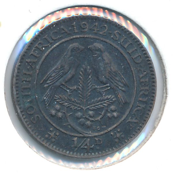 ЮАР, 1/4 пенни (1942 г.)