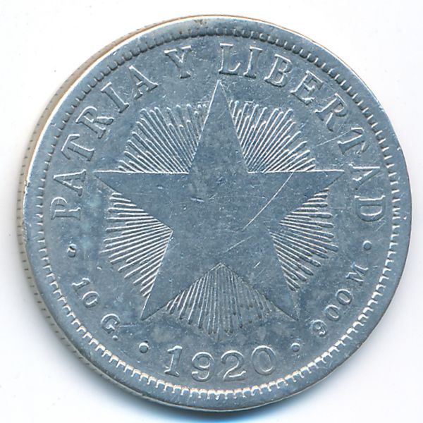 Куба, 40 сентаво (1920 г.)