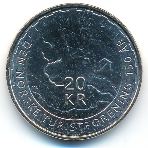 Норвегия, 20 крон (2018 г.)