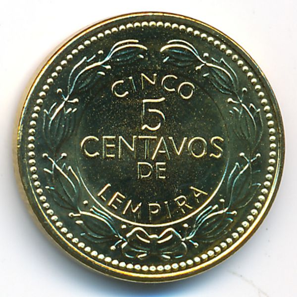 Гондурас, 5 сентаво (2012 г.)