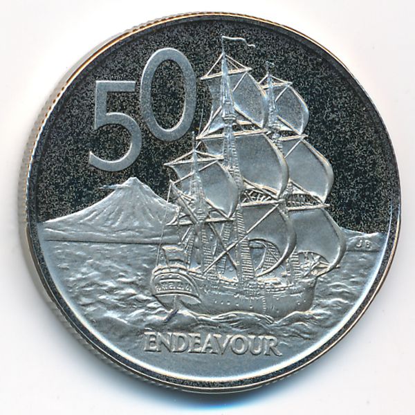 Новая Зеландия, 50 центов (1974 г.)