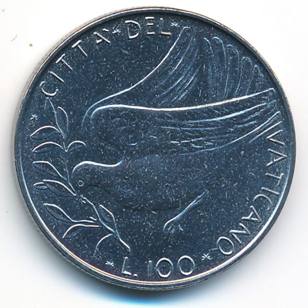 Ватикан, 100 лир (1971 г.)