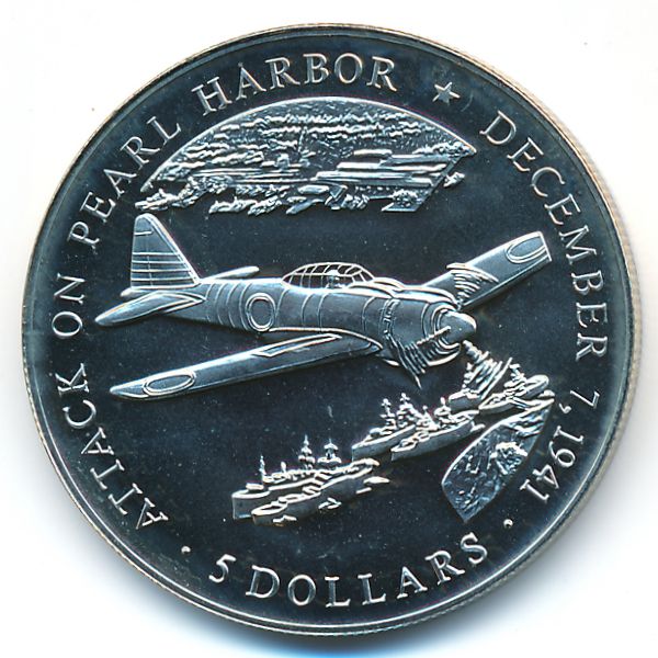 Либерия, 5 долларов (2000 г.)