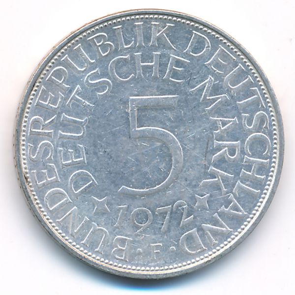 ФРГ, 5 марок (1972 г.)