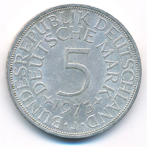 ФРГ, 5 марок (1973 г.)