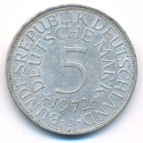 ФРГ, 5 марок (1972 г.)