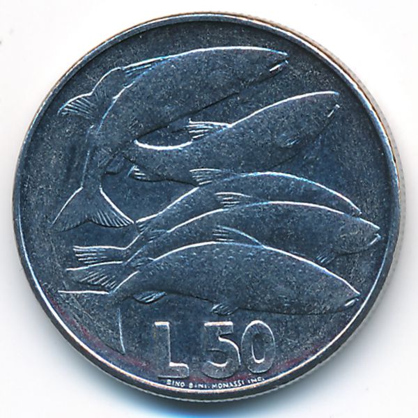 Сан-Марино, 50 лир (1975 г.)