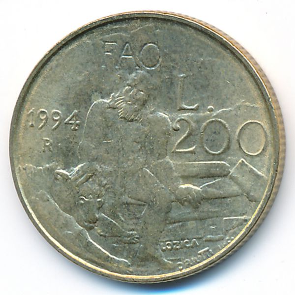 Сан-Марино, 200 лир (1994 г.)
