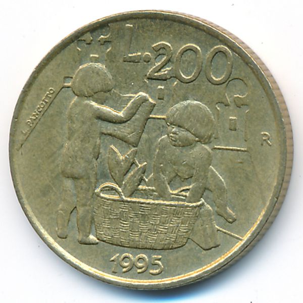 Сан-Марино, 200 лир (1995 г.)