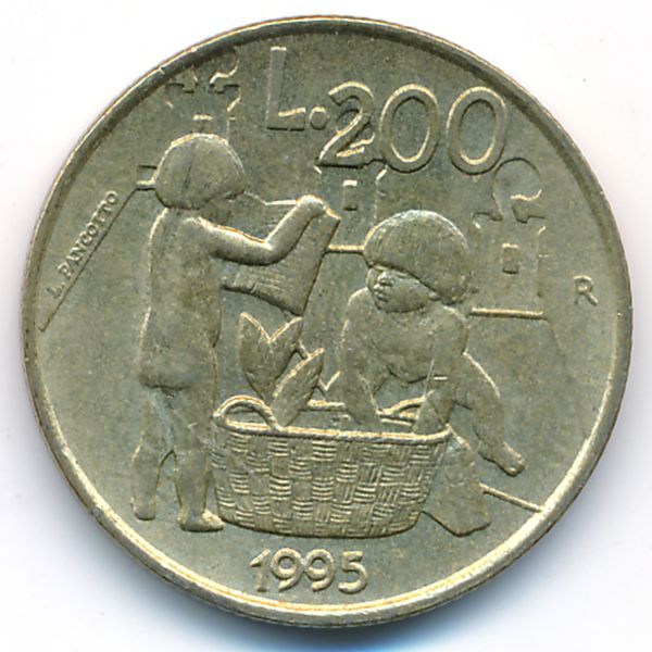 Сан-Марино, 200 лир (1995 г.)