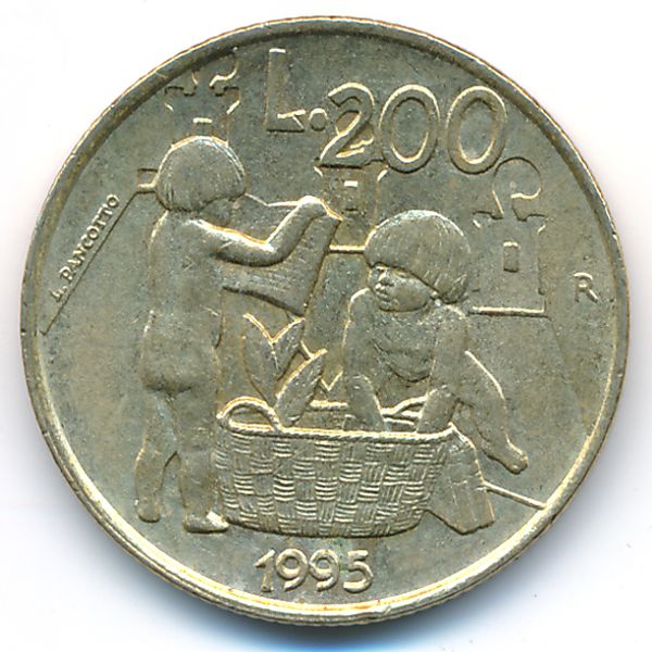 Сан-Марино, 200 лир (1995 г.)