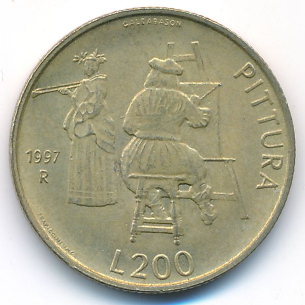 Сан-Марино, 200 лир (1997 г.)