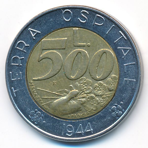 Сан-Марино, 500 лир (1991 г.)
