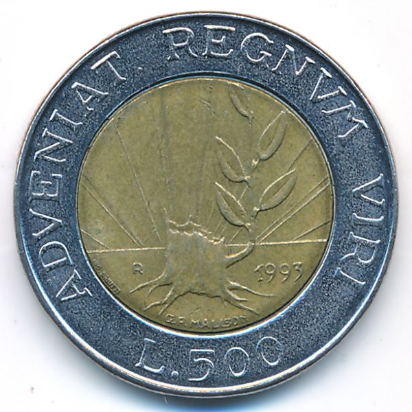 Сан-Марино, 500 лир (1993 г.)
