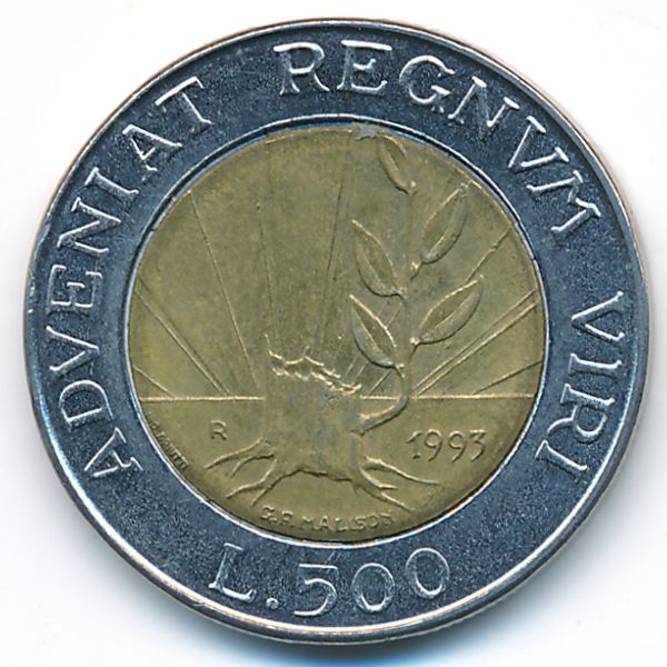 Сан-Марино, 500 лир (1993 г.)