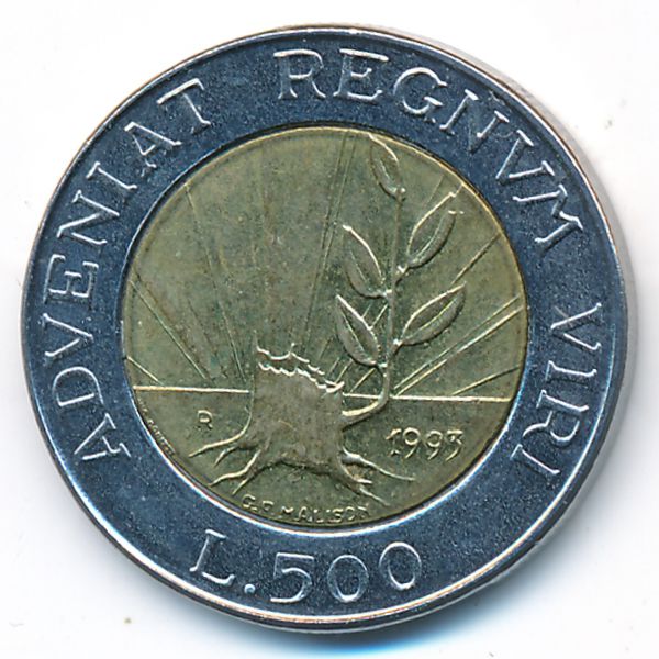 Сан-Марино, 500 лир (1993 г.)