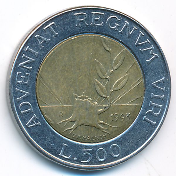 Сан-Марино, 500 лир (1993 г.)