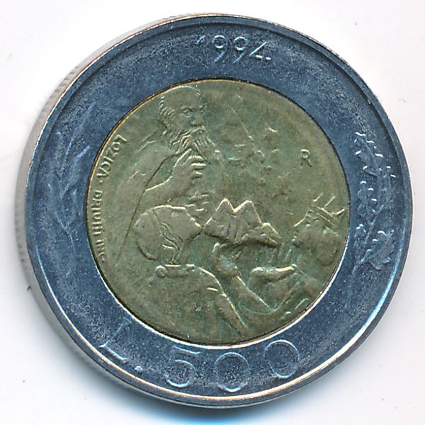 Сан-Марино, 500 лир (1994 г.)