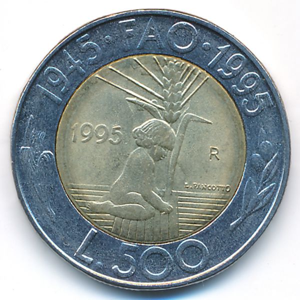 Сан-Марино, 500 лир (1995 г.)