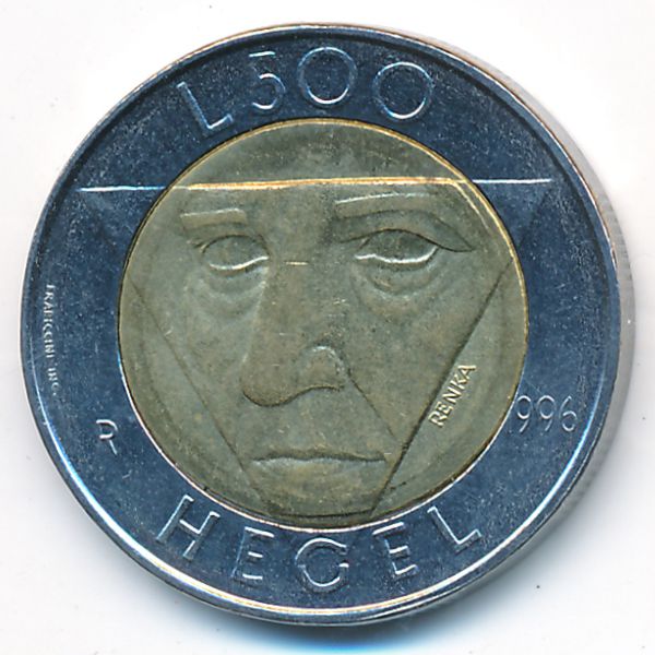 Сан-Марино, 500 лир (1996 г.)