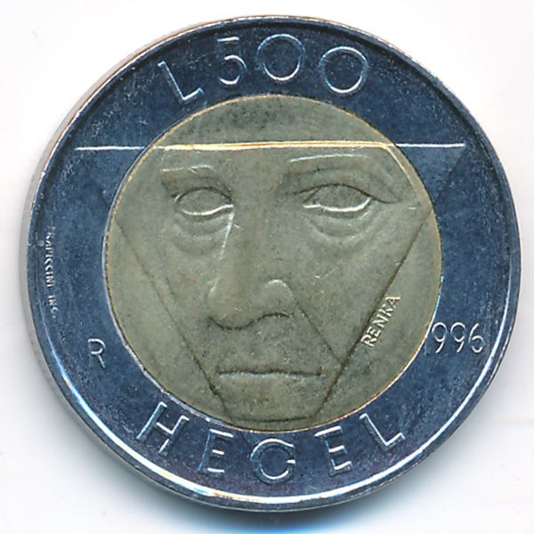 Сан-Марино, 500 лир (1996 г.)