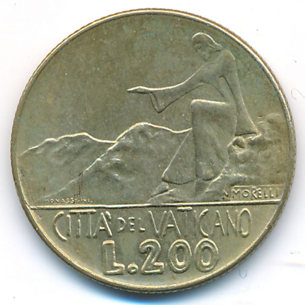 Ватикан, 200 лир (1978 г.)