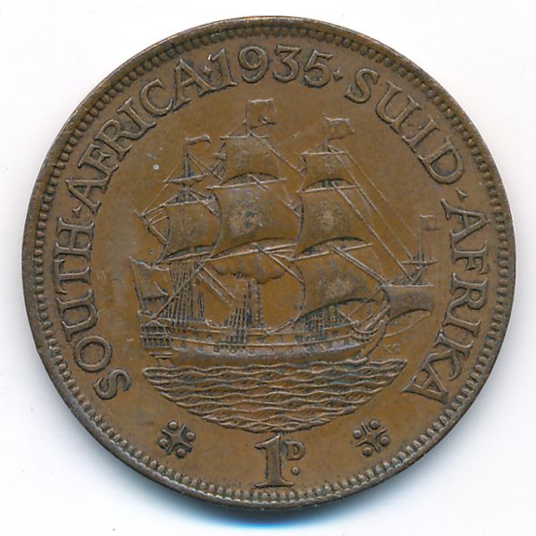 ЮАР, 1 пенни (1935 г.)
