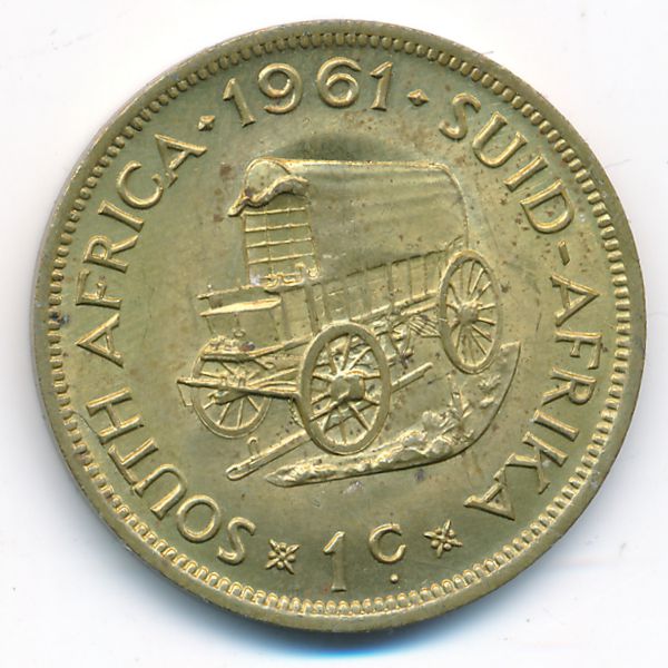 ЮАР, 1 цент (1961 г.)