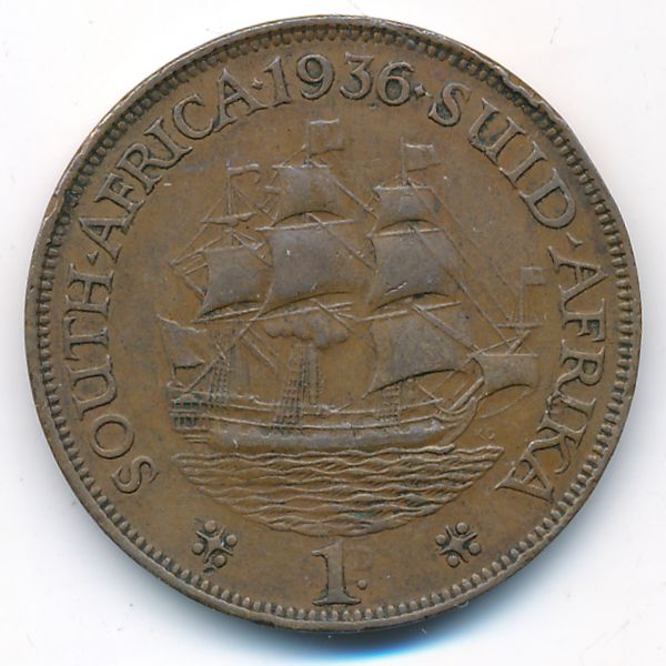 ЮАР, 1 пенни (1936 г.)
