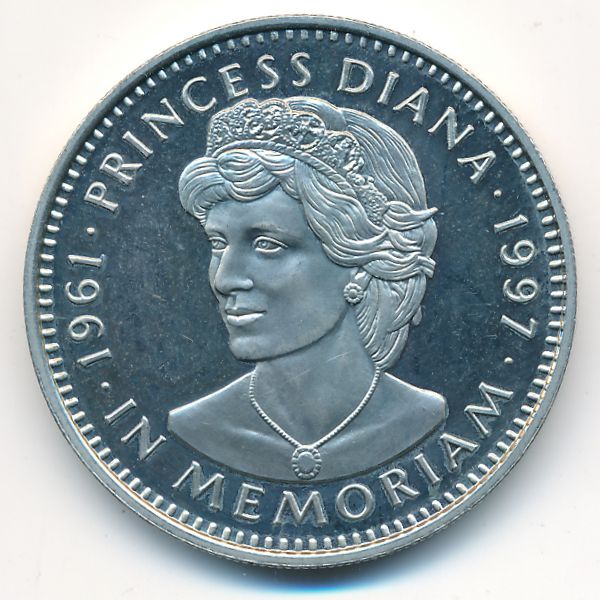 Либерия, 5 долларов (1997 г.)