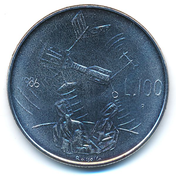 Сан-Марино, 100 лир (1986 г.)