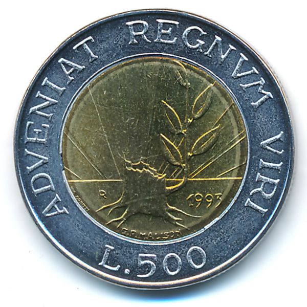 Сан-Марино, 500 лир (1993 г.)