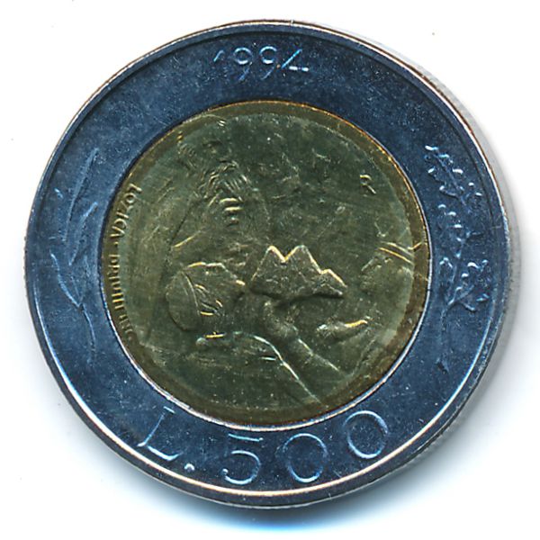 Сан-Марино, 500 лир (1994 г.)