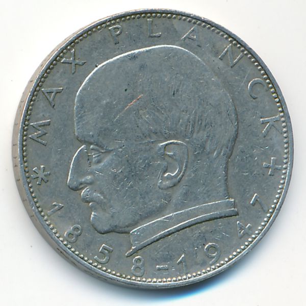 ФРГ, 2 марки (1958 г.)