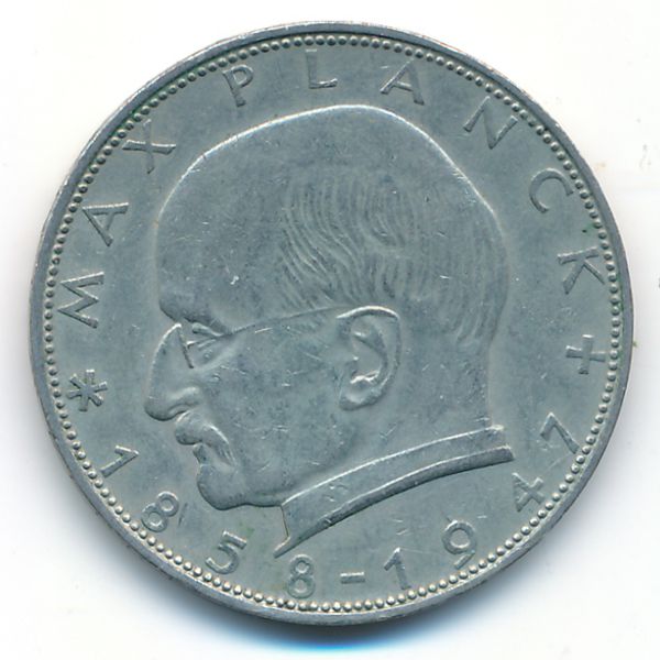 ФРГ, 2 марки (1968 г.)