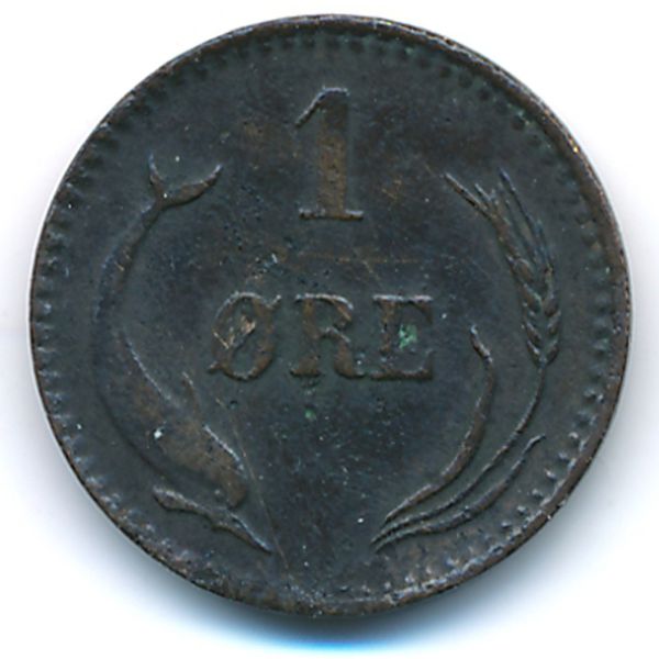 Дания, 1 эре (1882 г.)