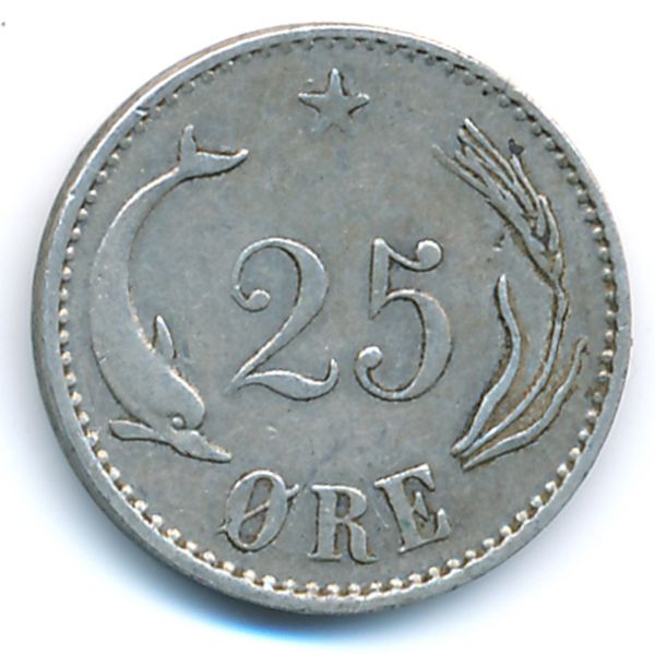 Дания, 25 эре (1874 г.)