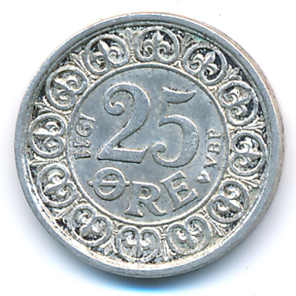 Дания, 25 эре (1911 г.)