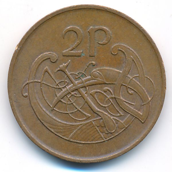 Ирландия, 2 пенса (1986 г.)