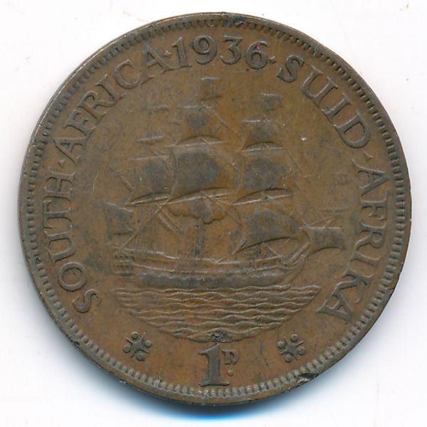 ЮАР, 1 пенни (1936 г.)