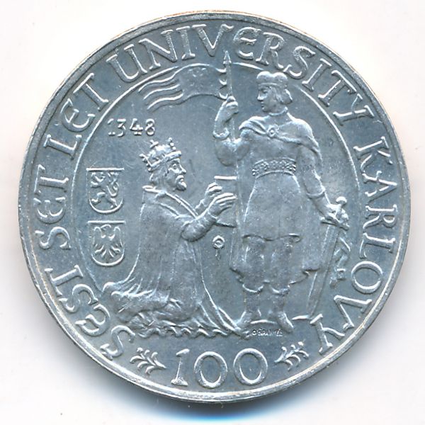 Чехословакия, 100 крон (1948 г.)