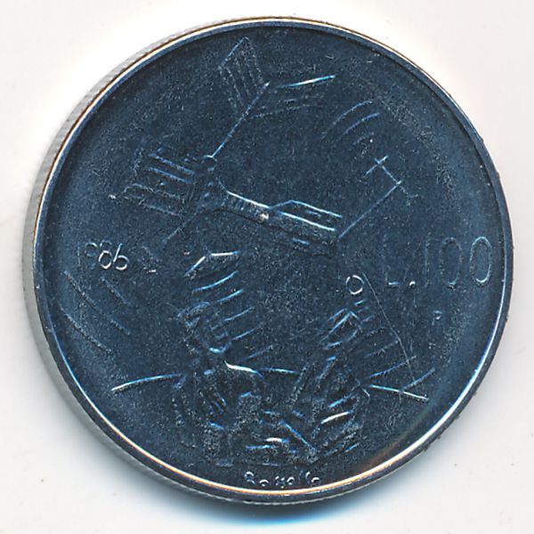 Сан-Марино, 100 лир (1986 г.)