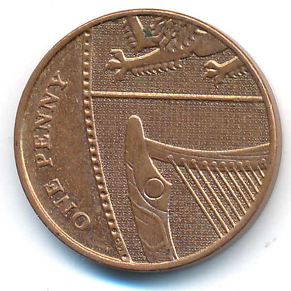 Великобритания, 1 пенни (2011 г.)