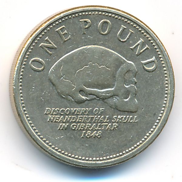 Гибралтар, 1 фунт (2009 г.)